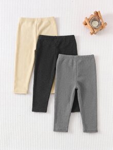 SHEIN 3件組女嬰下身褲 - 彩色 - 查看 5