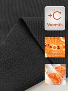 SHEIN Core Rhythm Celana Olahraga Plus Size Kontras Kerut Pinggang Lebar Kaki Flare Gaya Kawaii untuk Gym Hitam dan Putih Musim Dingin - Hitam dan Putih - View 5