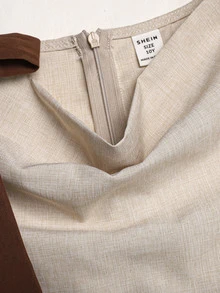 SHEIN Tween Girls Dresses - Khaki - View 5