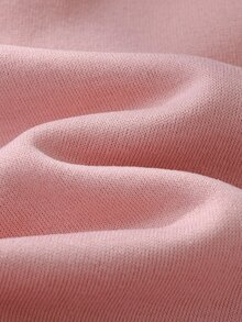 SHEIN 女嬰卡通與標語圖案運動衫與條紋長褲套裝 - 彩色 - 查看 5