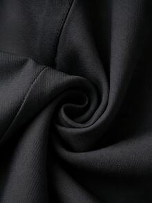Franclia New Women's Versatile Colorblock Skirt - Black - View 5