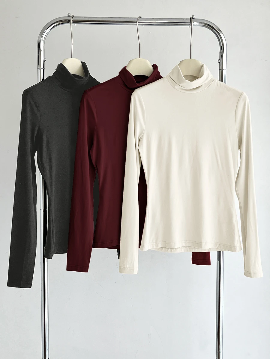 SHEIN BASICS 3件組女款T恤 - 彩色 - 查看 1