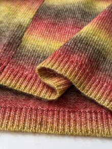 Maweii Plus Size Women's Knitwear,Sweater Cardigan, Women's Coat, Irregular Gradient Color, Long Cardigan, - Multicolor - View 8