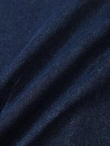 GlowEve Jaket Denim Wanita dengan Gesper Logam untuk Aktivitas Sehari-hari - Biru - View 5