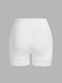 SHEIN Essnce Plus Size Shorts - Multicolor - View 4