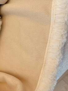 GlowEve CURVE Plus Size Women's New Autumn/Winter Elegant Single-Breasted Plush Jacket - Apricot - View 4