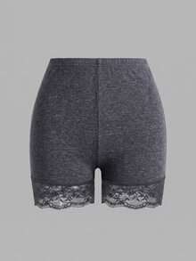 SHEIN Essnce Plus Size Shorts - Multicolor - View 6