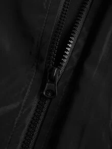 STYNVO 男士秋季時尚百搭連帽夾克 - 黑色 - 查看 5