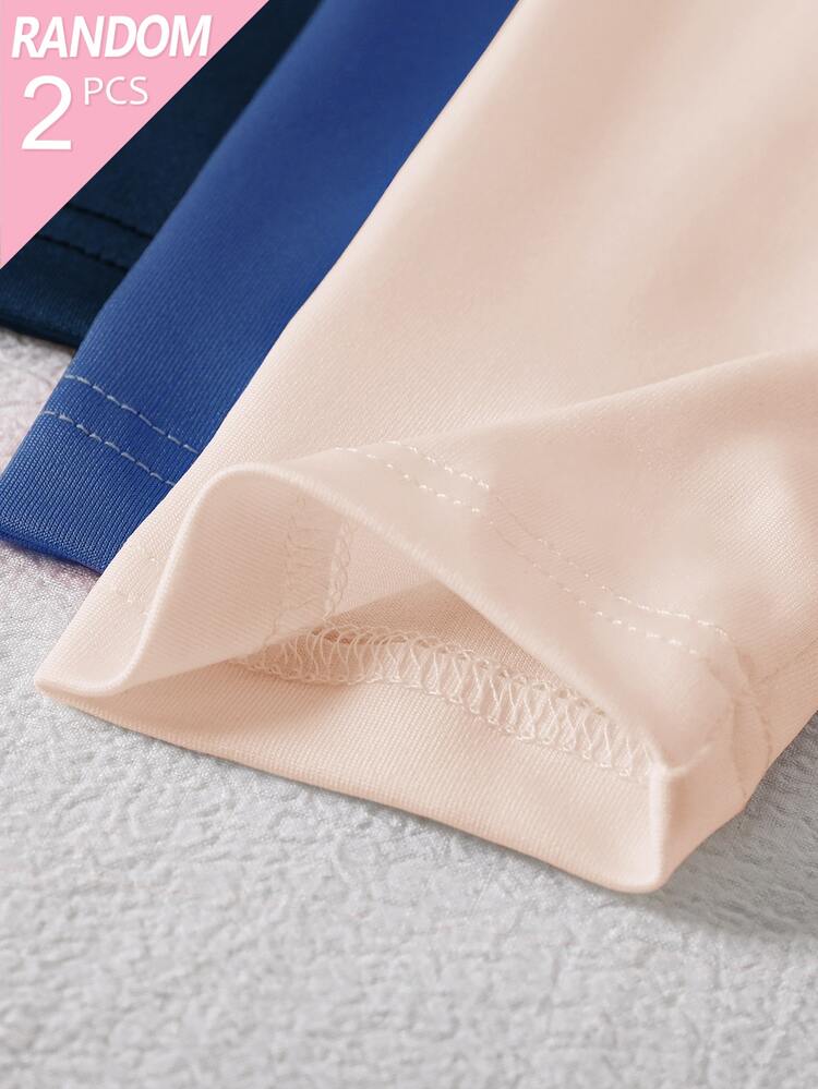 Girls' Solid Color Thickened Leggings, Elastic Waist Stretchy Full Length Pants For Fall & Winter, Young Girls Casual Skinny Tights Everyday Outfit Bottoms - Multicolor - View 5