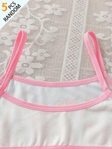 Random 5- Piece,Cute Unicorn Elements With Short Camisoles For Girls - Multicolor - View 5