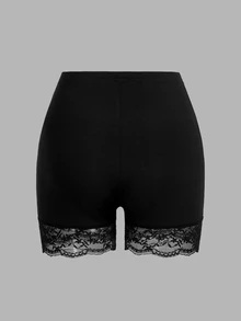 SHEIN Essnce Plus Size Shorts - Multicolor - View 6