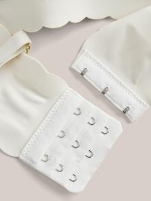 Barelissa 6pcs/Set Bra Perekat Jelly Tanpa Jahitan dengan Tepi Bergelombang Minimalis - MultiWarna - View 7