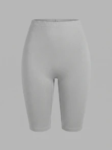 SHEIN EZwear 3件裝純色單車短褲 - 彩色 - 查看 6
