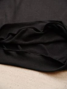 Anewsta 女款休閒亮片刺繡運動衫，秋季 - 黑色 - 查看 8