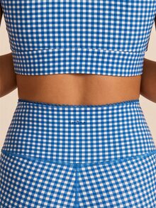 Aralina Conjunto de top y shorts con lunares - Agua verde azul - Ver 4