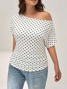 Shapeblank Plus Size T-Shirts - Multicolor - View 4