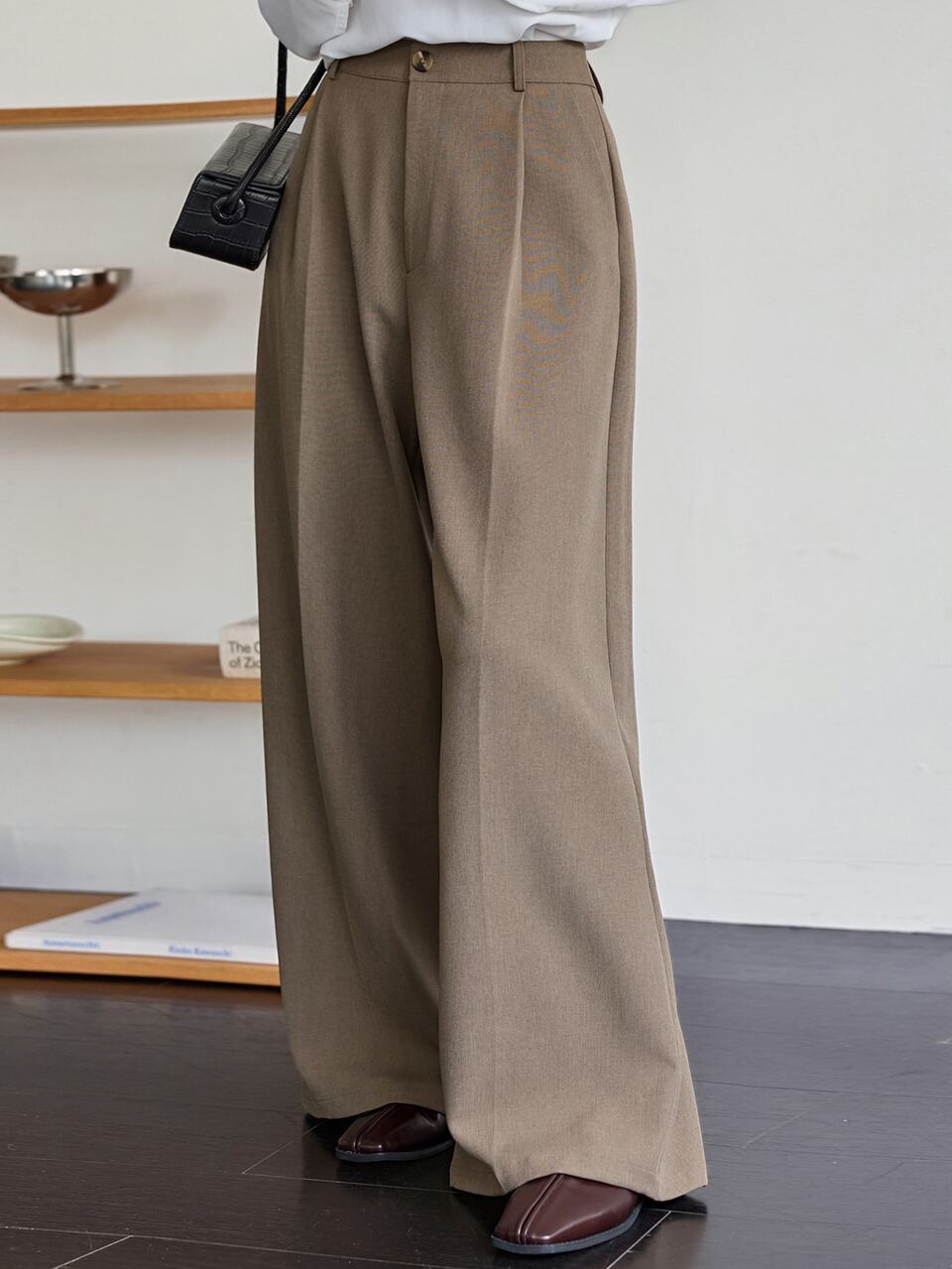Women's Solid Color Casual Versatile Daily Wear Wide Leg Long Pants