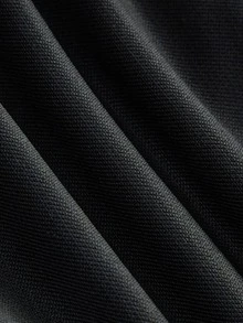 EMERY ROSE Sudadera de hombros caídos con gráfico de figura de calavera talla grande - Negro - Ver 6