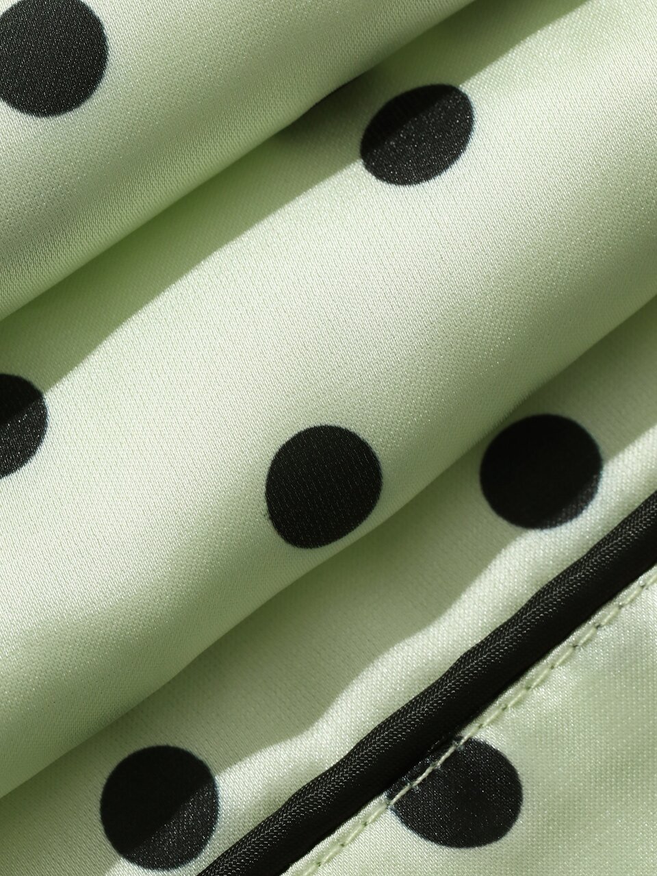 Women's Polka Dot Print Top And Pants Pajama Set