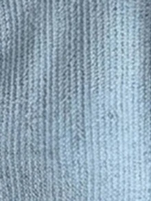 Dazy Plus Contrast Stitching Colorblock Fitted Home Casual Fashion Street Hollow Knit Long Sleeve T-Shirt - Blue - View 6