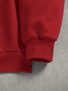 STYNVO Men Zip-Up Hoodies - Red - View 5