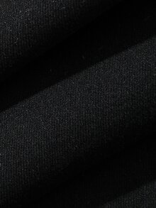 Dazy Plus High Stretch Slim Fit Solid Color Washed Blue Casual Fun Commute Versatile Flare Denim Jeans All Season - Black - View 3