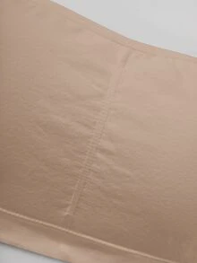 SHEIN Girlism Conjunto de 2 piezas de sujetadores y bralettes para niñas preadolescentes, bandeau fruncido simple y cómodo con relleno, versátil para uso diario y desplazamientos - Multicolor - Ver 4