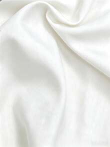 Franclia Women's Solid Color Sleeveless Tie Wrap Romper - White - View 5