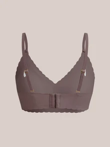 Barelissa 6pcs/Set Bra Perekat Jelly Tanpa Jahitan dengan Tepi Bergelombang Minimalis - MultiWarna - View 11