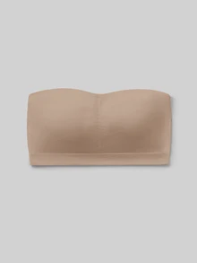 SHEIN Girlism Conjunto de 2 piezas de sujetadores y bralettes para niñas preadolescentes, bandeau fruncido simple y cómodo con relleno, versátil para uso diario y desplazamientos - Multicolor - Ver 5