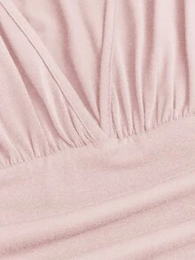 Sweetra New Backless Top And High-Waisted Straight Leg Pants 2 Pieces Set, Suitable For Commuting And Streetwear - Pink - View 4