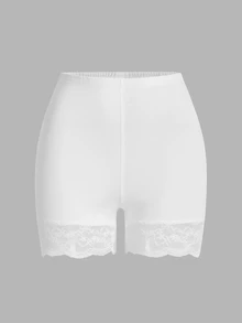 SHEIN Essnce Plus Size Shorts - Multicolor - View 3