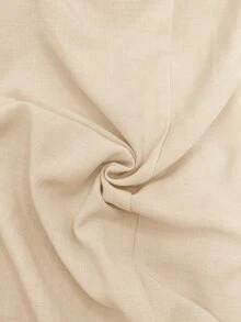Solivie Women's Solid Color Pleated Casual Party Summer Dress - Apricot - View 8
