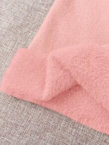 Franclia High Neck Thermal Lined Thickened Autumn/Winter New Slim Fit One-Piece Thermal Inner Layer Long Sleeve Sweater - Watermelon Pink - View 6