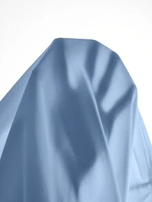Manfinity EMRG 男士街頭風熱銷 INS 風格十字全印花毛巾刺繡日常穿搭白色 T 恤，男友丈夫週年禮物 - 淺藍色 - 查看 4