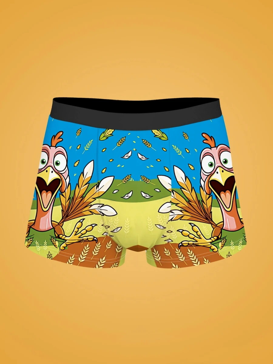 Notgurli Celana Dalam Boxer Pria Bermotif Modis, 1 buah - MultiWarna - View 1