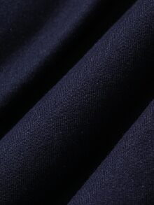 DAZY Autumn/Winter Star Pattern Loose Top And Plaid Pajama Pants Set For Women - Navy Blue - View 7