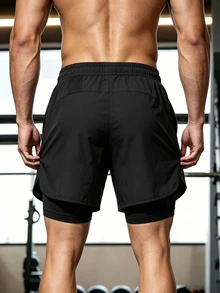 Gym Rark Men's Spider Print Sports Shorts - Black - View 2