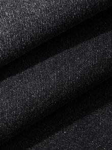 DAZY Women's Casual Versatile Daily Travel Denim Jeans With Pockets And Buttons Summer Cafe Everyday Dark Grey - Grey - View 7