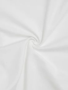 Comfortcana 大尺碼女款純色休閒日常穿著緊身內搭褲 - 白色 - 查看 10