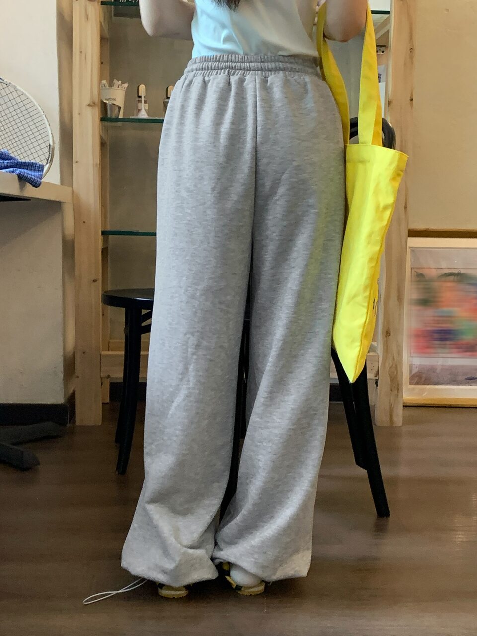 Women's Drawstring Waist Letter & Number Print Casual Everyday Long Pants
