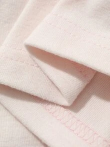 Livesso Set Pakaian Tidur Rumah Kasual Sehari-hari untuk Wanita, Atasan Lengan Panjang dan Celana Warna Polos, Musim Gugur - Berwarna merah muda - View 8