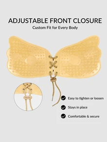 SHEIN 1pc Women's Adhesive Bra Accessory - Ginger - View 2