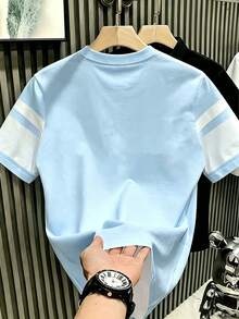 Manfinity Hypemode Men's Plus Size Rider Graphic Casual Everyday Short Sleeve T-Shirt - Multicolor - View 2