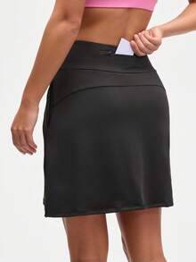 SHEIN Velisys New Versatile High-End Women's Sports Running Skirt - Multicolor - View 6