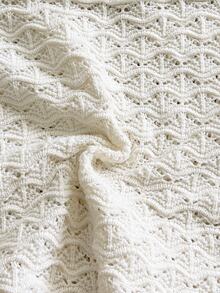 Soleia Women's Plus Size White Knit Skirt For Vacation - White - View 4