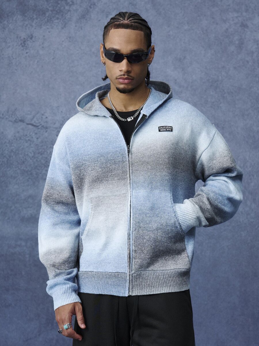 PAVTROS Men's Casual Hooded Long Sleeve Sweater For Daily Wear - Multicolor - View 1