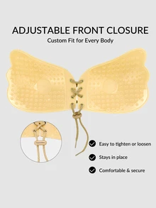SHEIN 1pc Women's Adhesive Bra Accessory - Camel - View 2