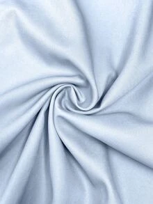 SHEIN Clasi 女款百搭抓皺腰上衣與花卉印花長裙兩件套 - 淺藍色 - 查看 8