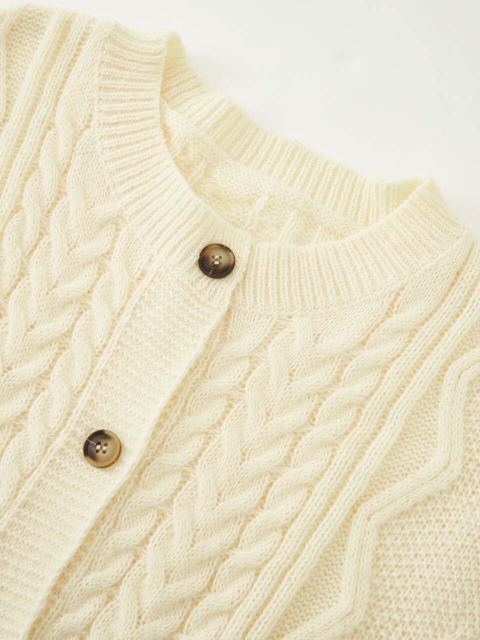 Women's Plus Size Casual Versatile Solid Color Cardigan, Autumn/Winter